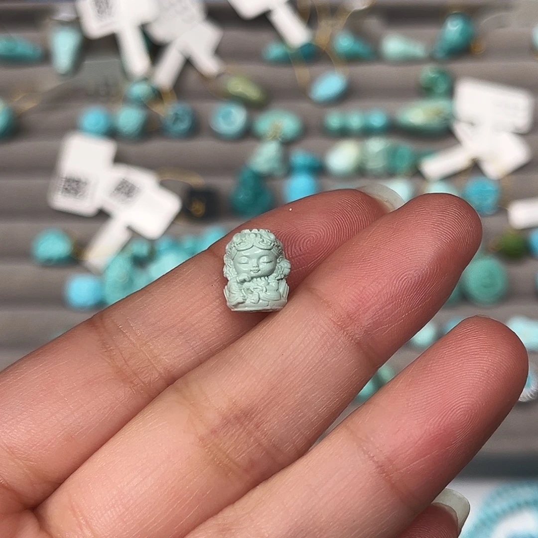 绿松石未镶嵌配饰