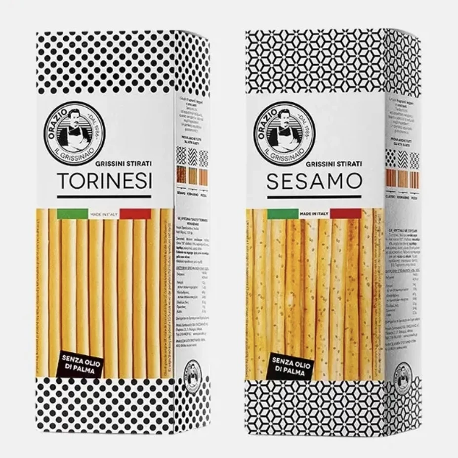 【26年5月到期】意大利进口勒尔玛经典原味迷迭香味面包棒120g*4盒