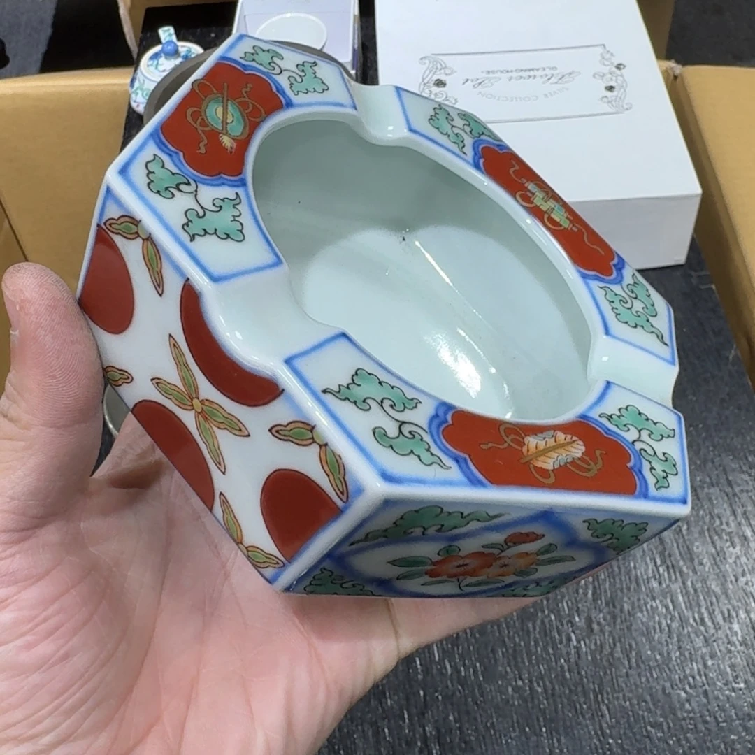 陶瓷日本中古工艺品摆件
