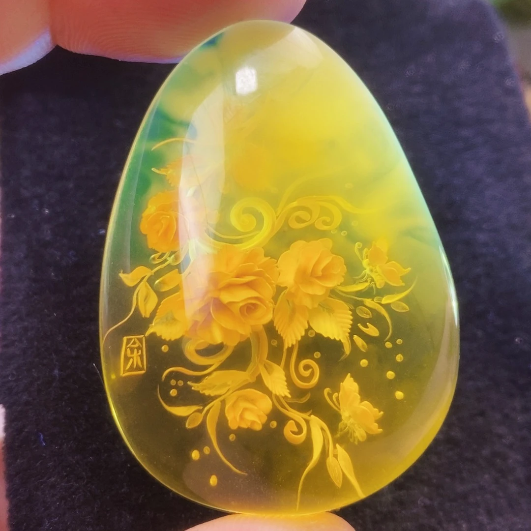 【闪购商品】金珀吊坠(不含链)未镶嵌