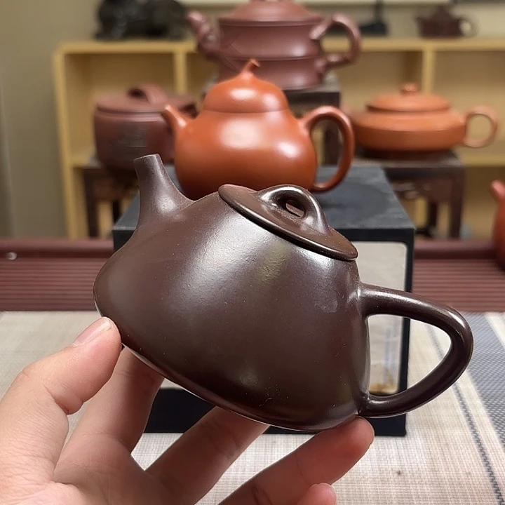 豌***儿紫砂茶壶微瑕处理