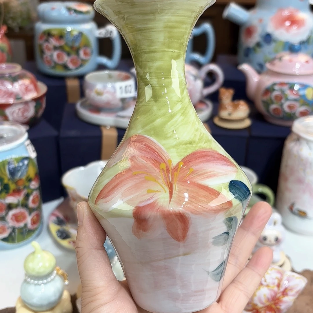 景德镇手绘高温釉下彩陶瓷茶具