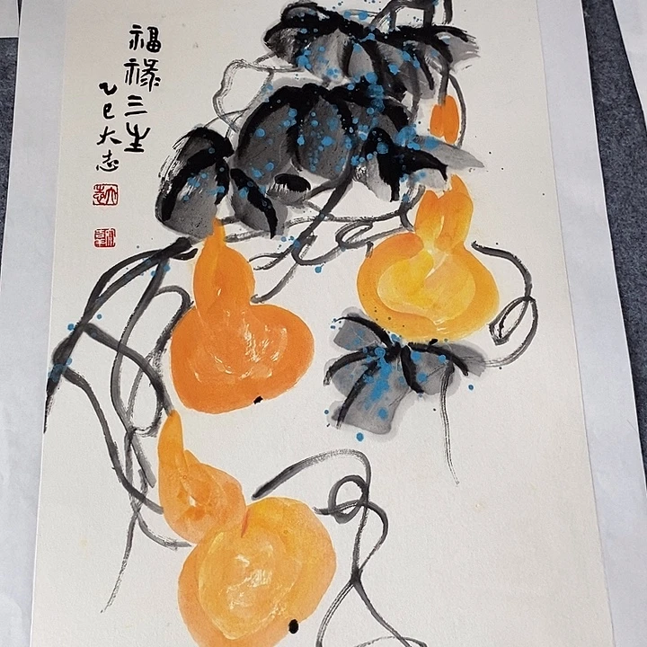 国画纯手绘国画写意作品