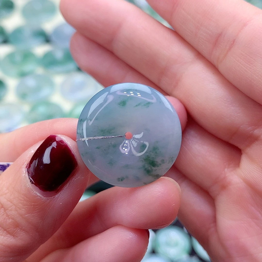 翡翠颈饰未镶嵌10尺寸22.4/5.9