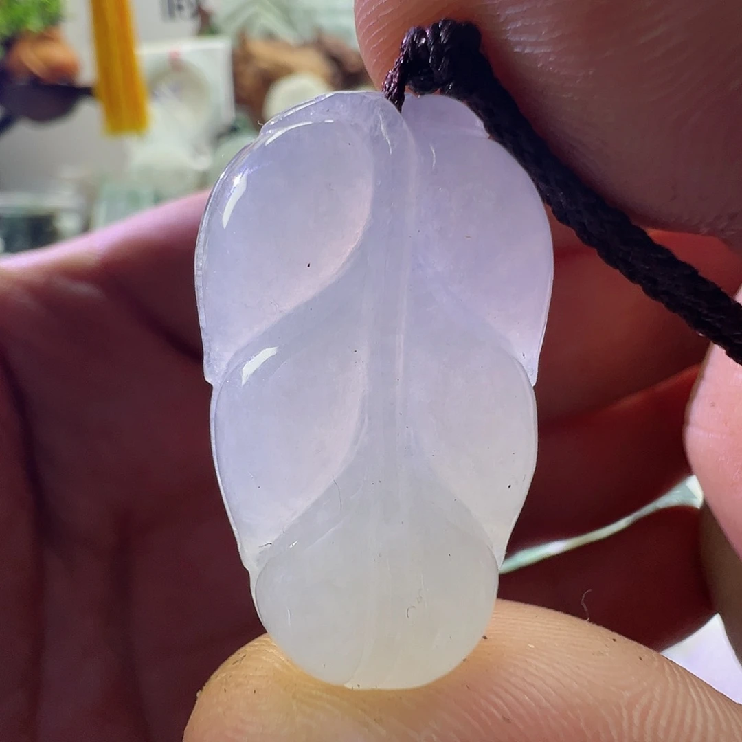 翡翠未镶嵌颈饰翡翠叶子