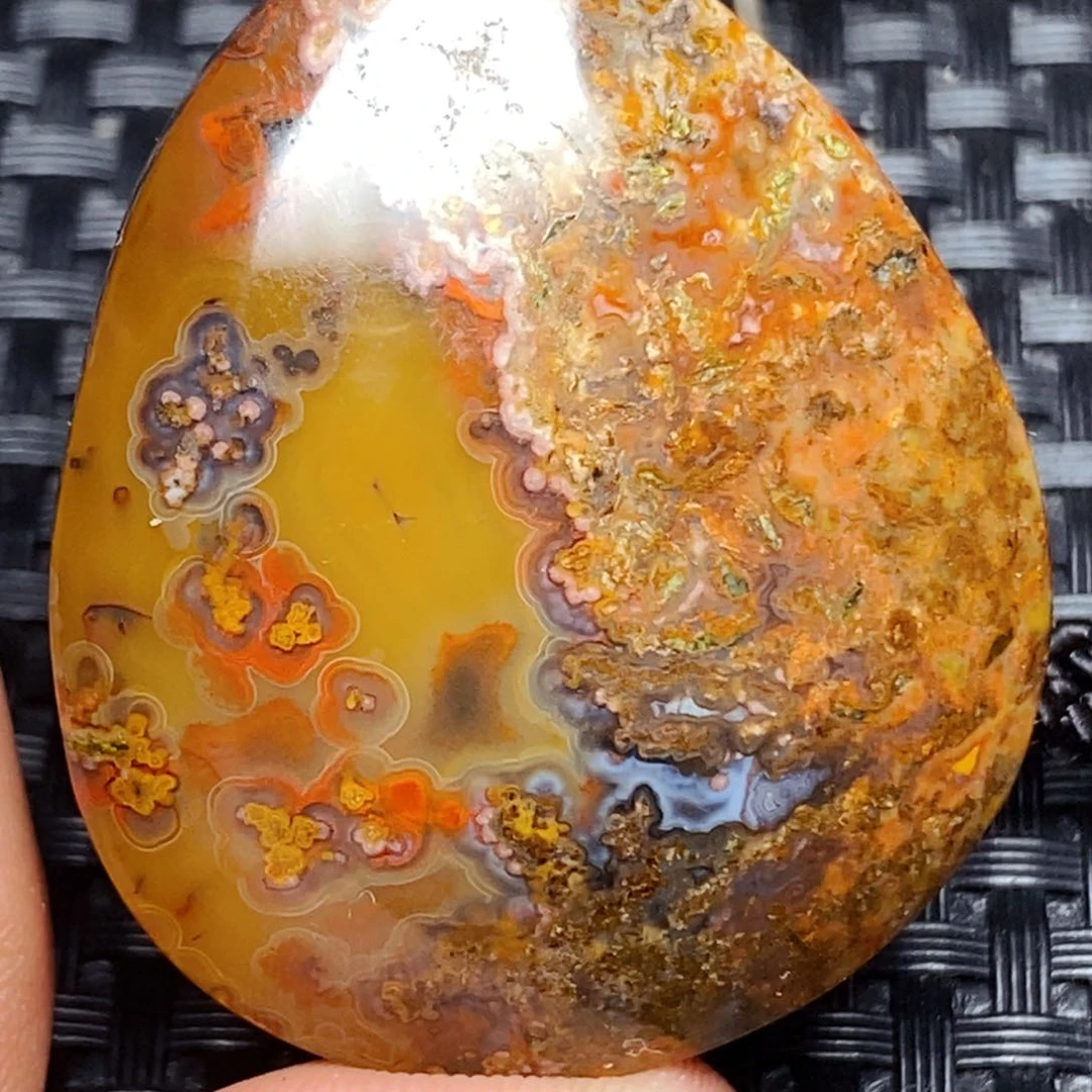 玛瑙/玉髓吊坠(不含链)未镶嵌灵**蜜