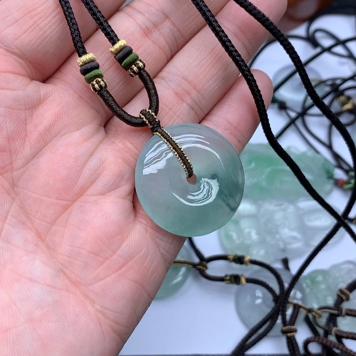 虎***妞一物一图，平安扣吊坠