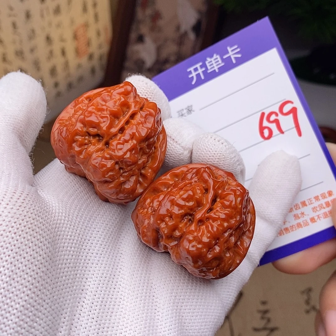 文玩核桃把件38蛤蟆头699