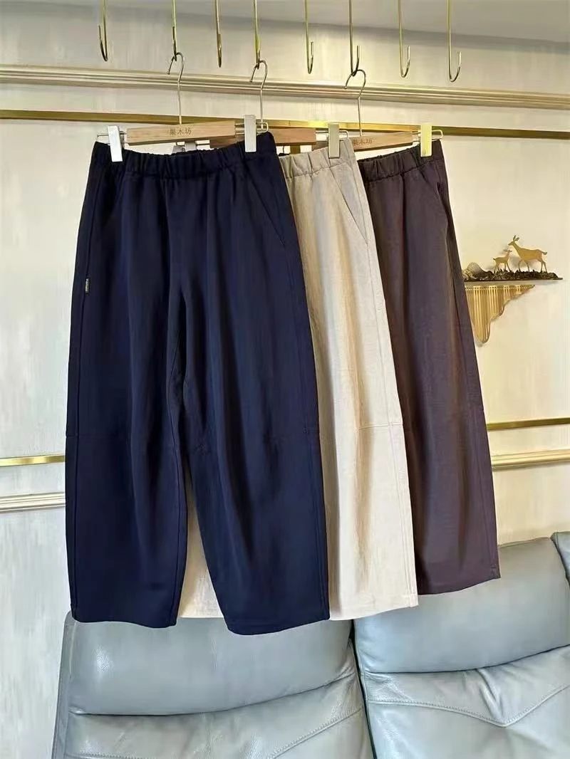 菲玛掂250337正品2025夏季新款时尚休闲裤百搭宽松显瘦气球裤女裤