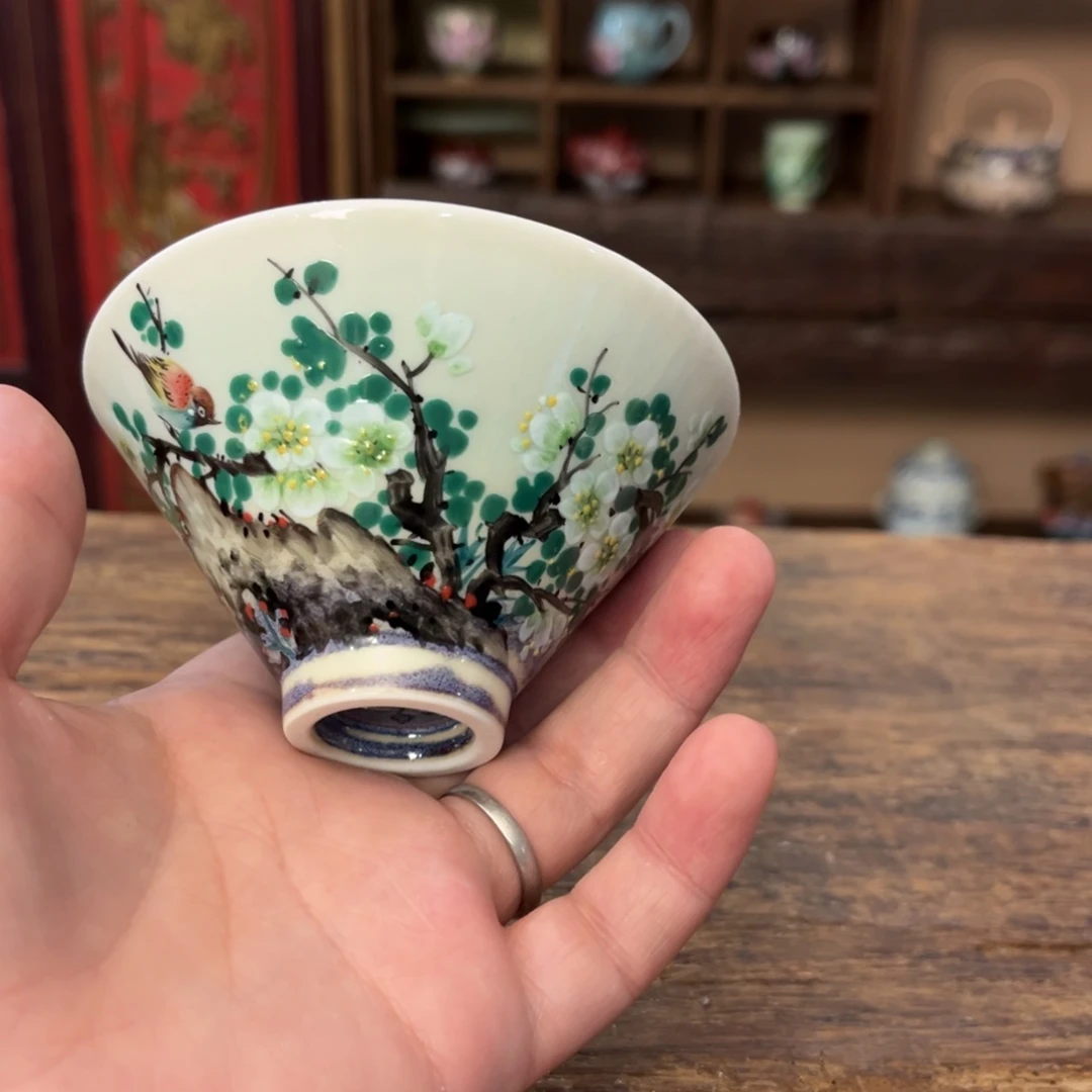 柴烧手工手绘陶瓷