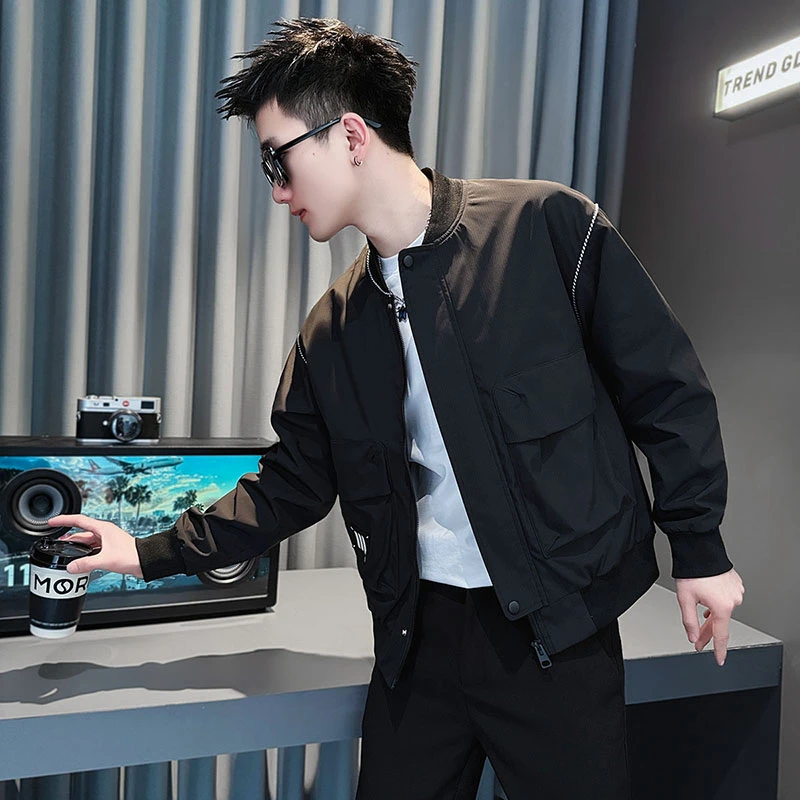 春秋季男士潮流帅气美式飞行员夹克2025新款爆款外套男款休闲上衣