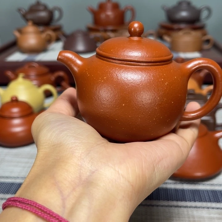 用***2茶壶紫砂全手工袍尊140cc