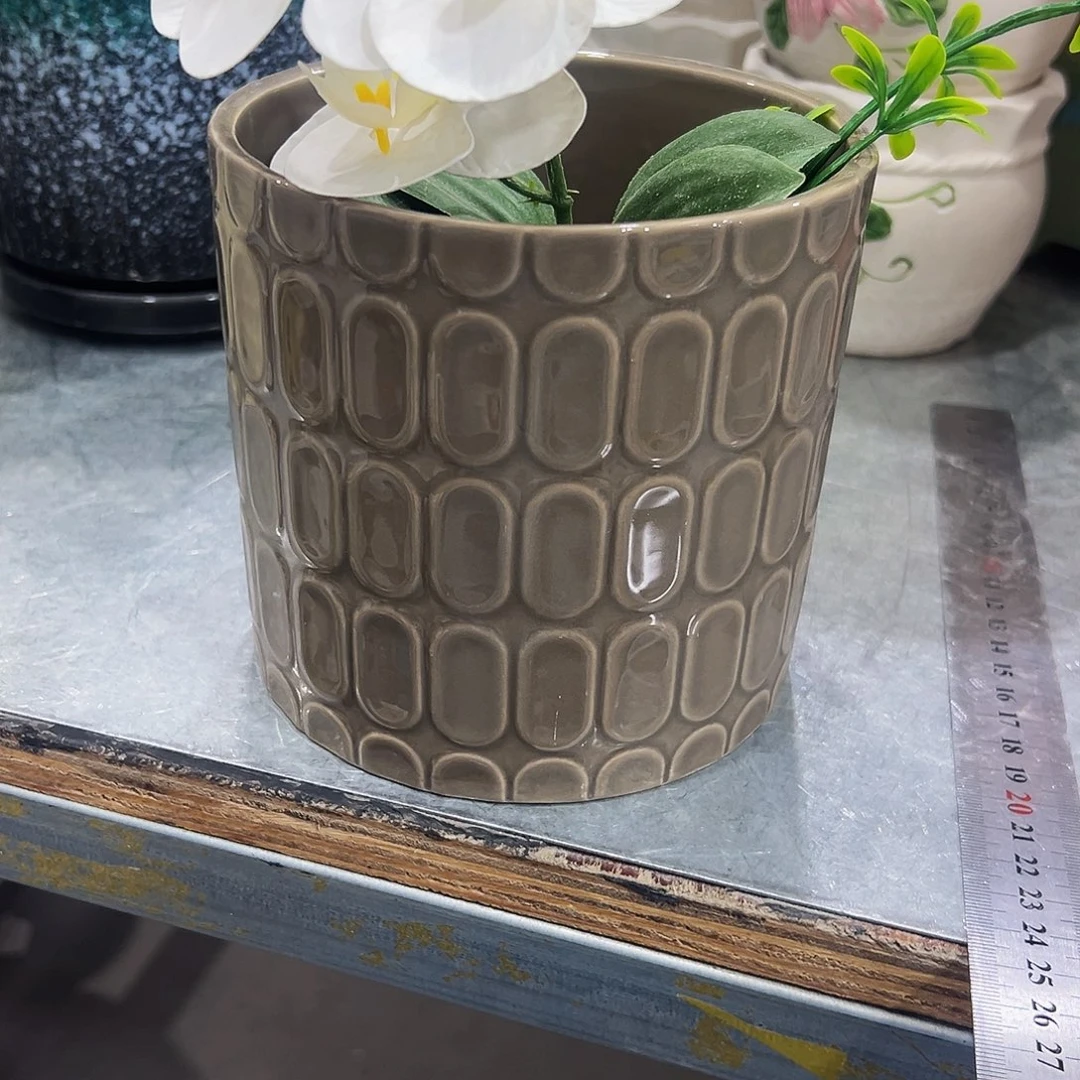 外贸尾单陶瓷花盆凑10米包邮