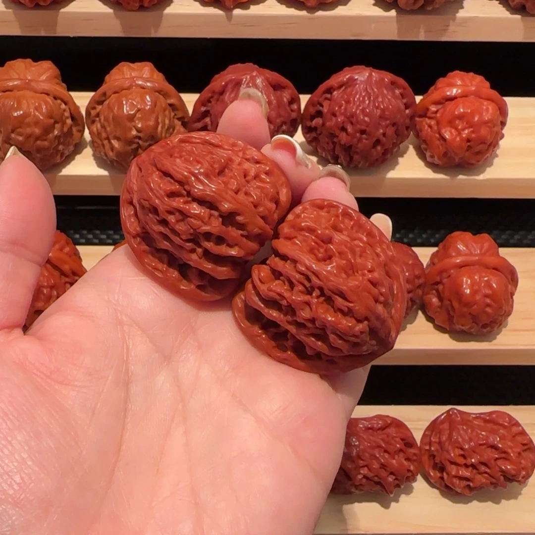 文玩核桃吊坠迷你粗筋38精品1712