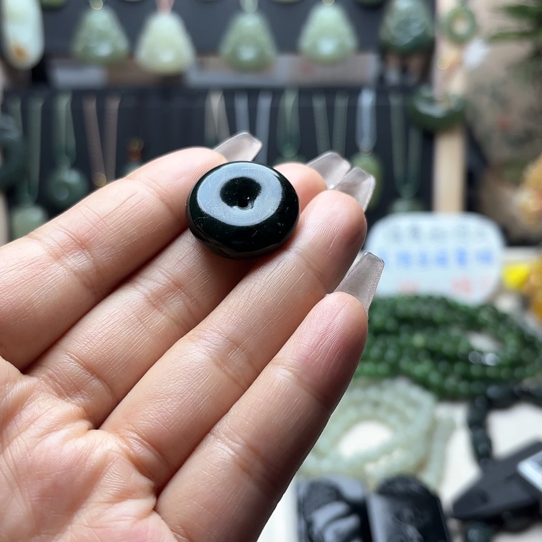 和田玉（青玉）未镶嵌颈饰