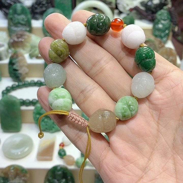 独山玉未镶嵌手串