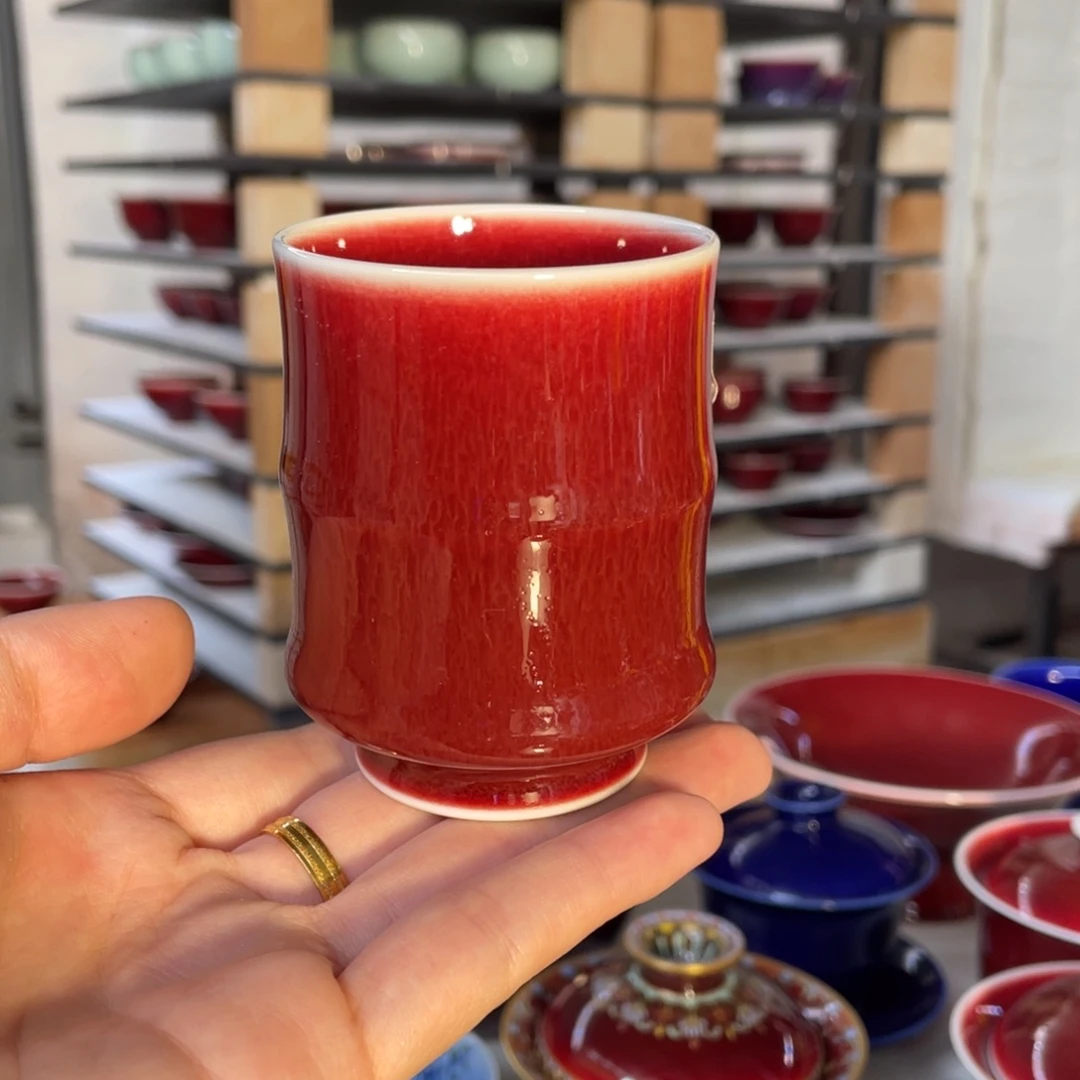 清欢雅玩原矿郎红福利杯