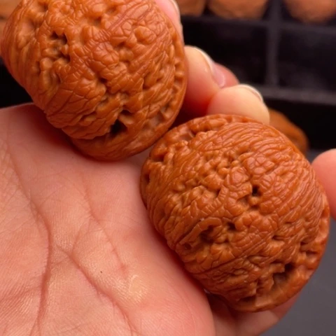 文玩核桃把件秦岭山脉核桃