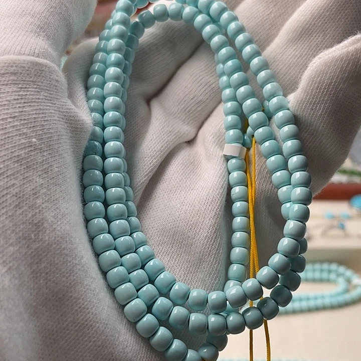 绿松石未镶嵌项链