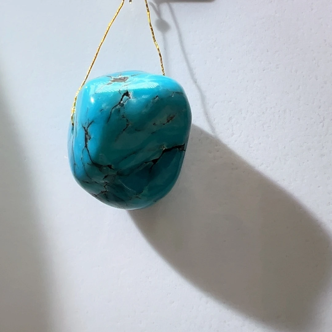 绿松石未镶嵌挂件