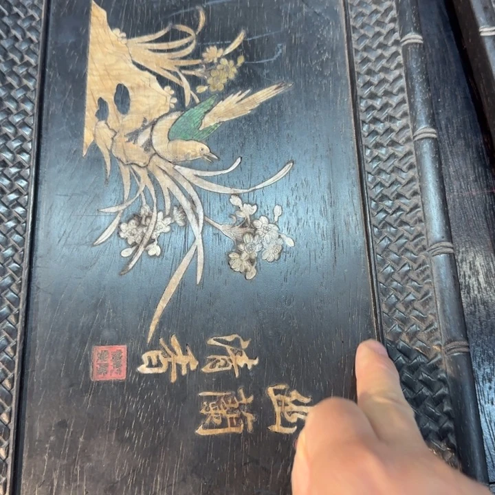 木檀木檀木大盘子一个瑕疵