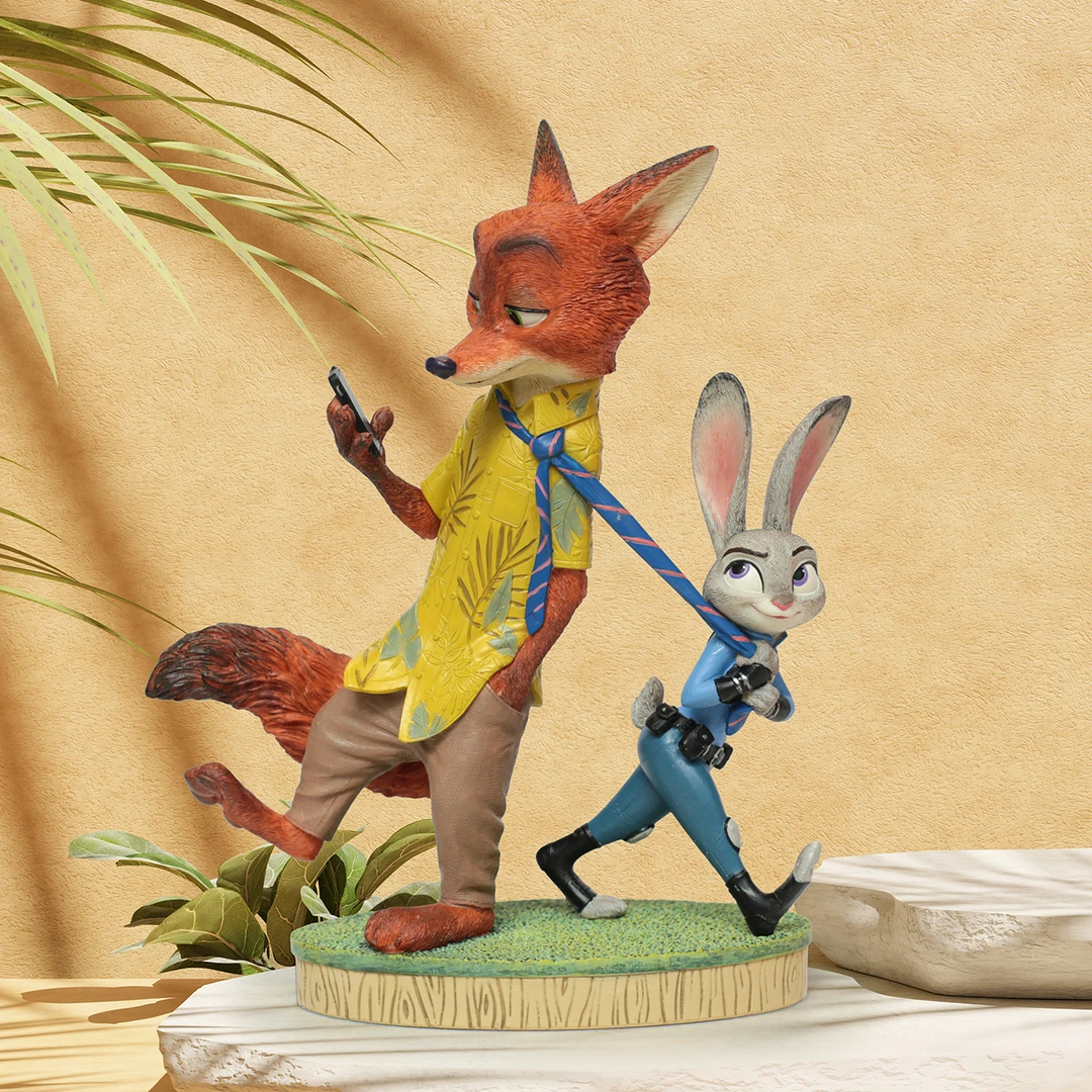 【bilibili预售模玩】enesco 疯狂动物城 尼克&朱迪 手办