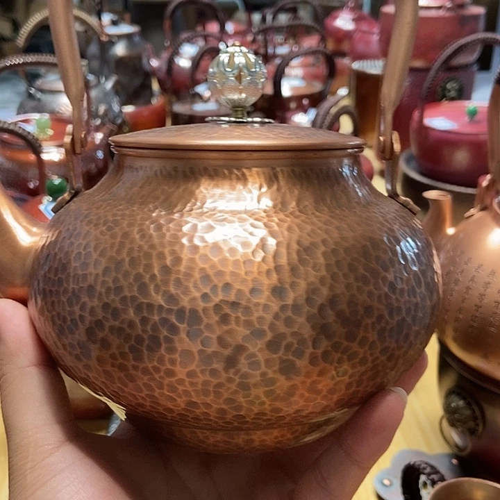 纯手工制作铜壶制作