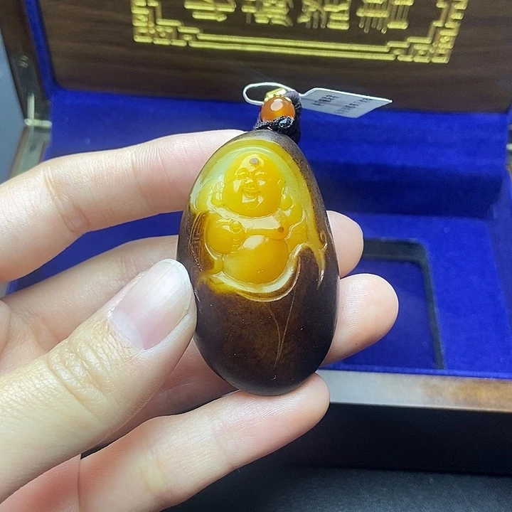 和田玉挂件未镶嵌回**来N