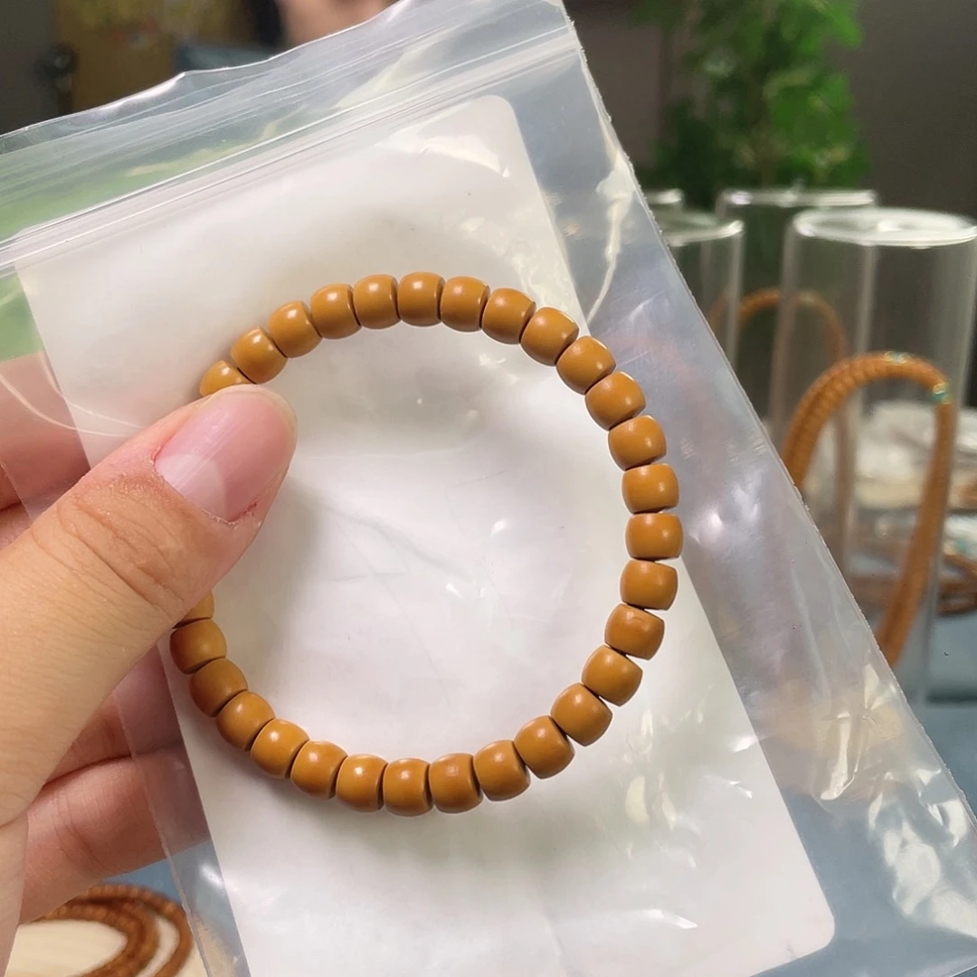 橄榄核手串7.4清水橄榄核尖单圈