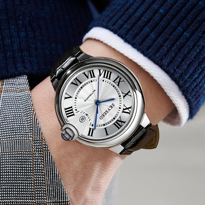 时尚男士全自动多功能机械腕表（柏总）5