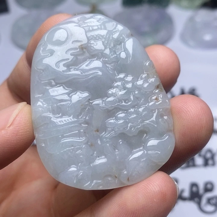 颈饰未镶嵌翡翠翡翠