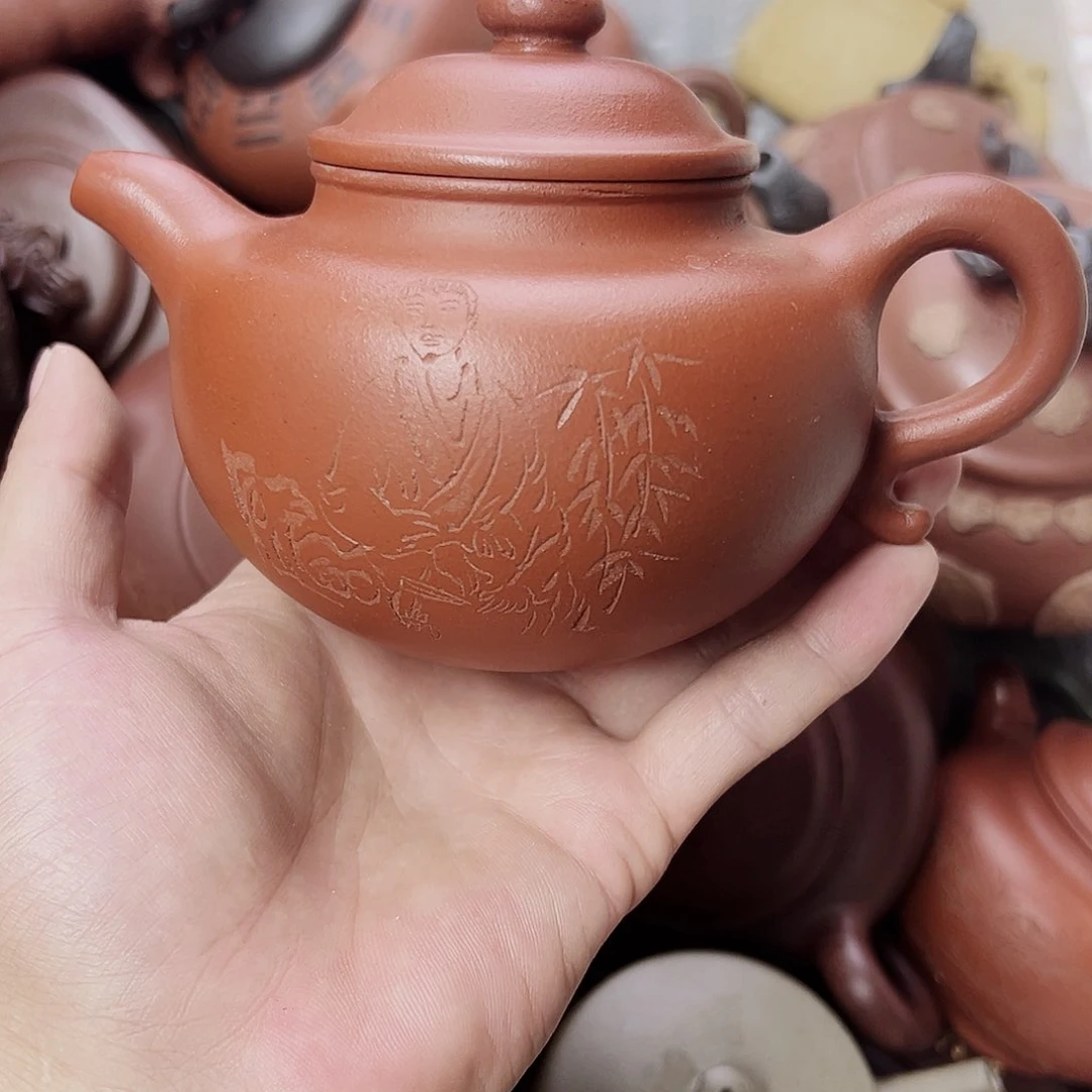 茶壶紫砂宜兴原矿紫砂壶350毫升87