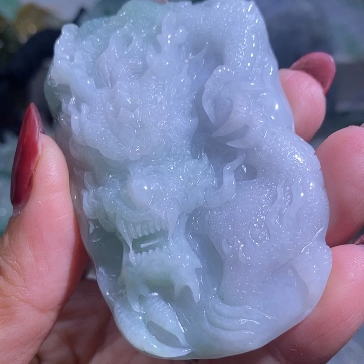 【闪购商品】翡翠未镶嵌颈饰龙牌