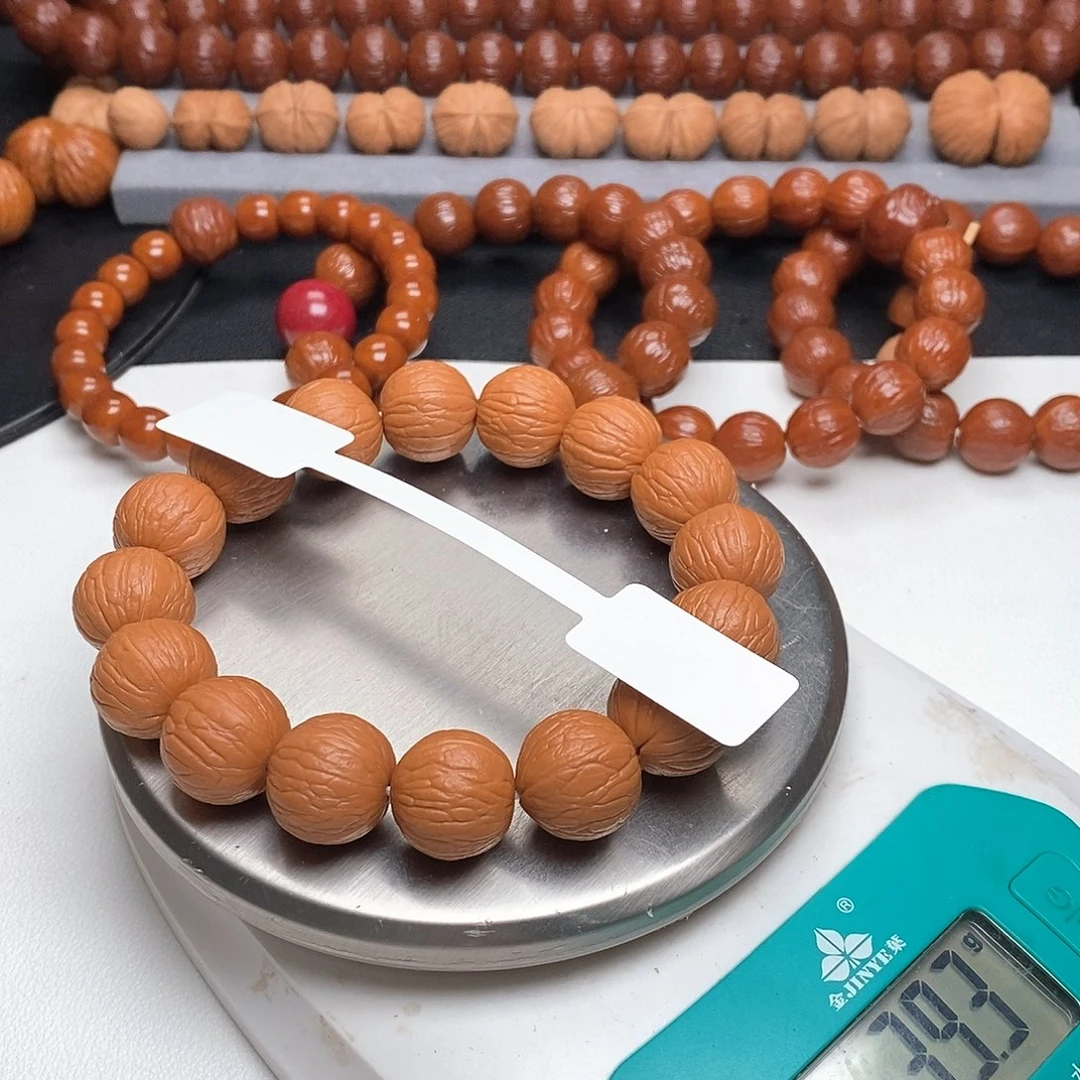 手串猴头核桃小**啊边肚高三围同尺聚宝盆同树籽无色差16