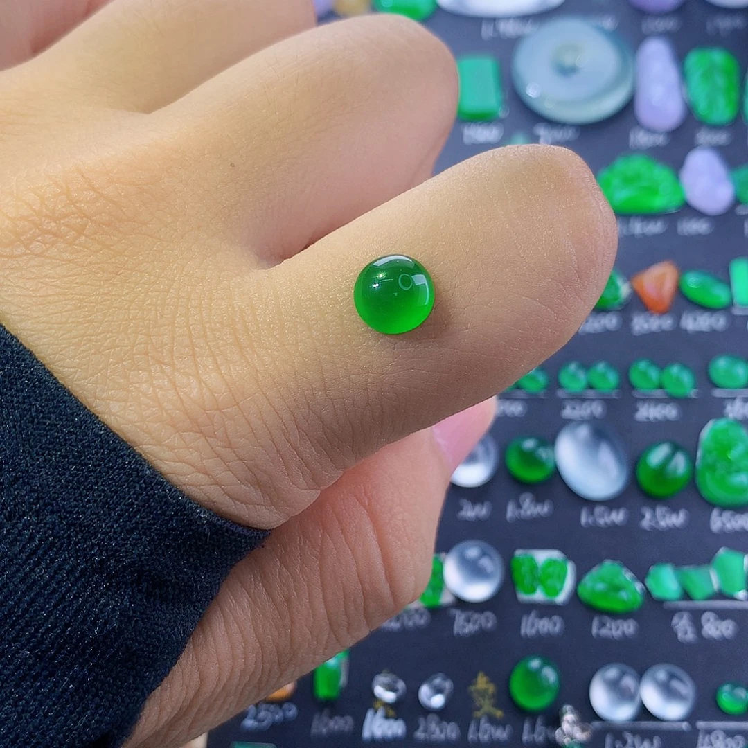 翡翠裸石天然翡翠玉石绿蛋