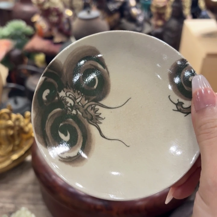 陶瓷古美术置物摆件