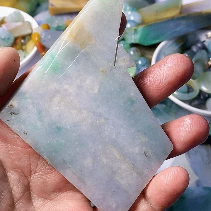 翡翠散珠天然翡翠A货