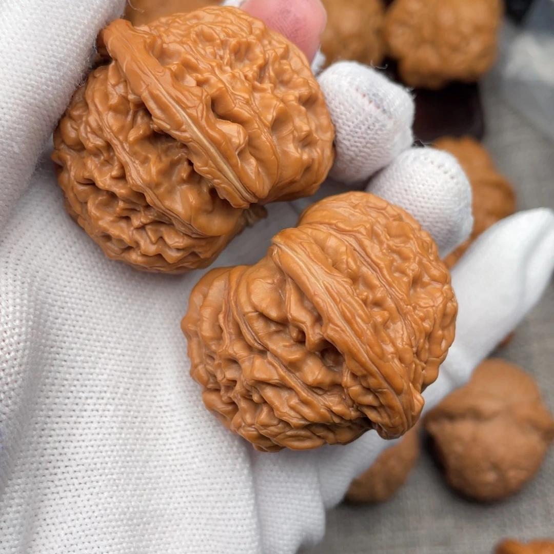 文玩核桃把件44平谷凹底儿楼