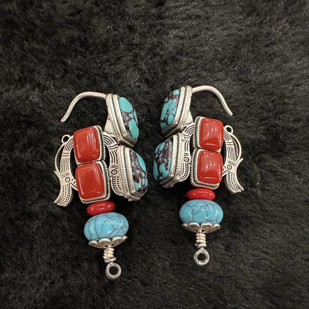 合金耳饰 合金耳饰复古民族风