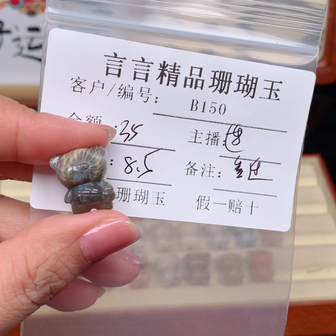 叁***迁硅化玉颈饰未镶嵌