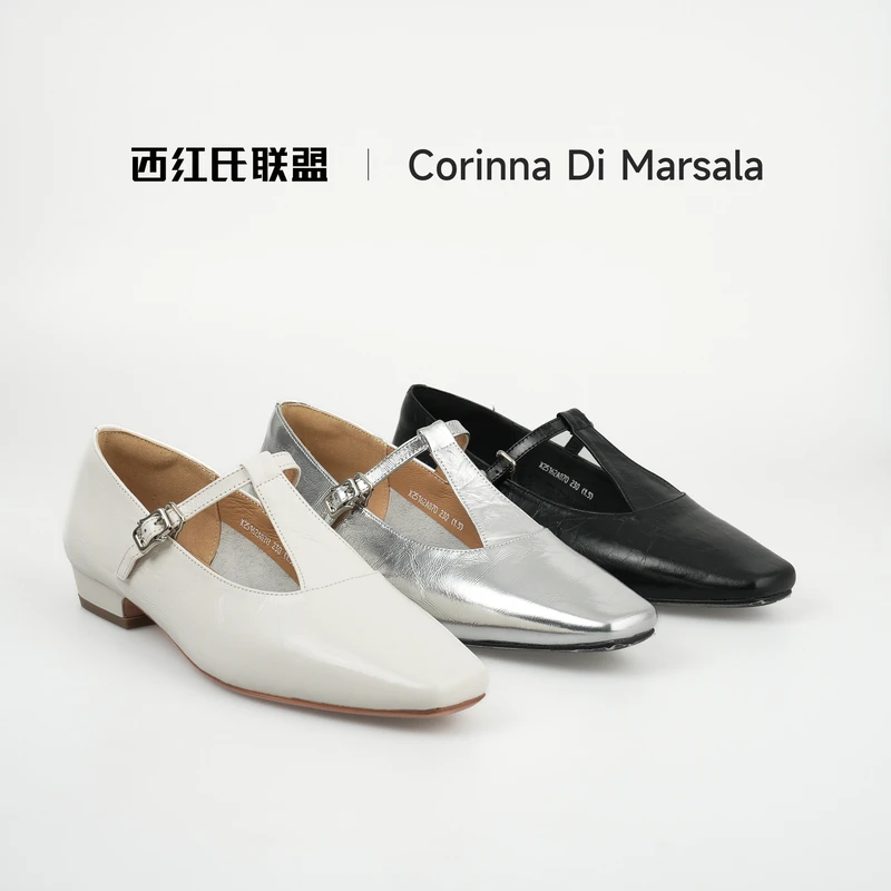 【小马＆大壮】【西红氏联盟】春夏女士平底单鞋跟高2.5cm半码拍大