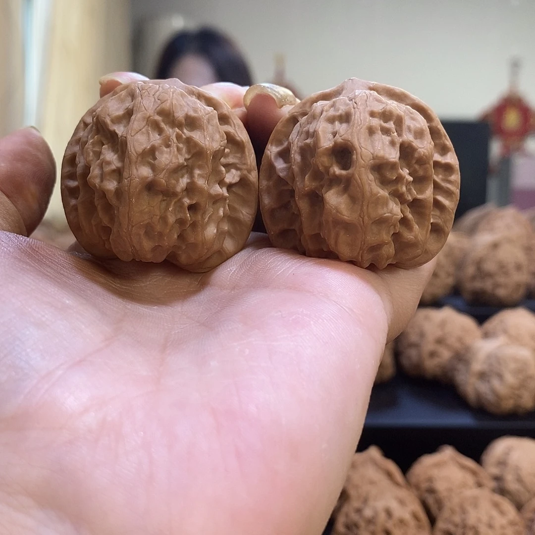 把件文玩核桃38野狼