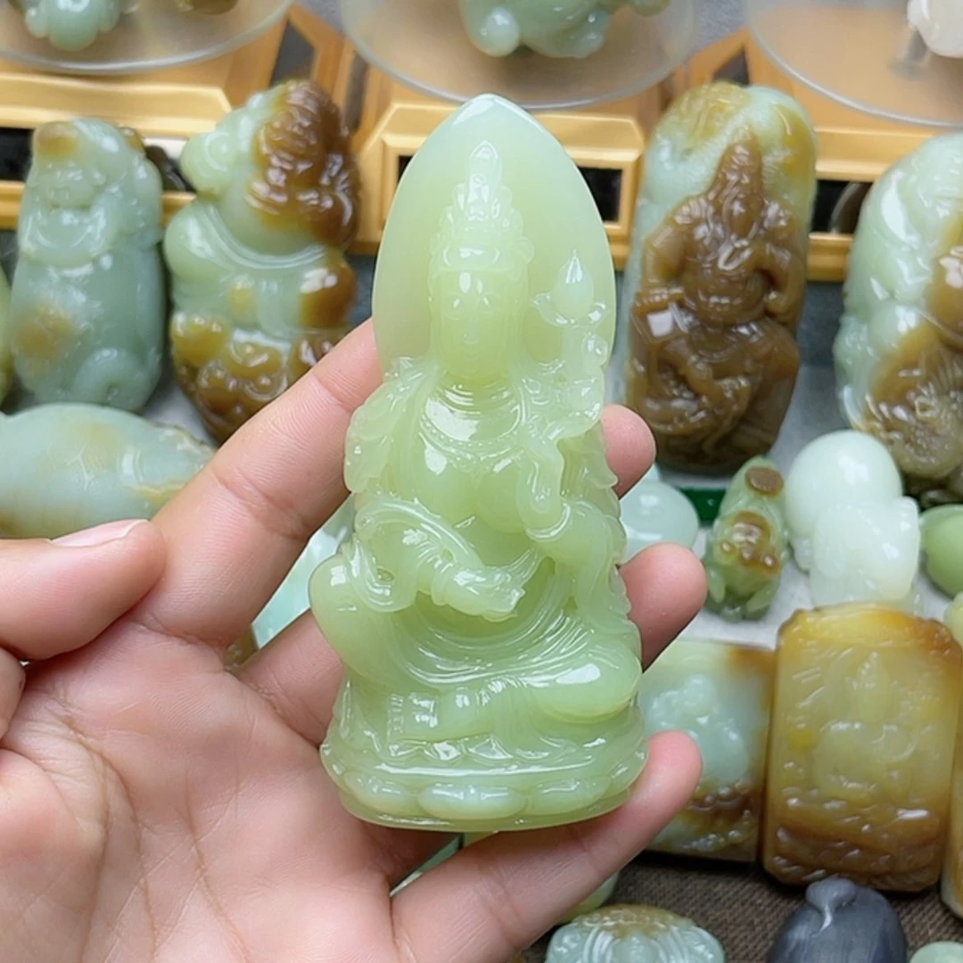 【闪购商品】未镶嵌和田玉挂件厚****?