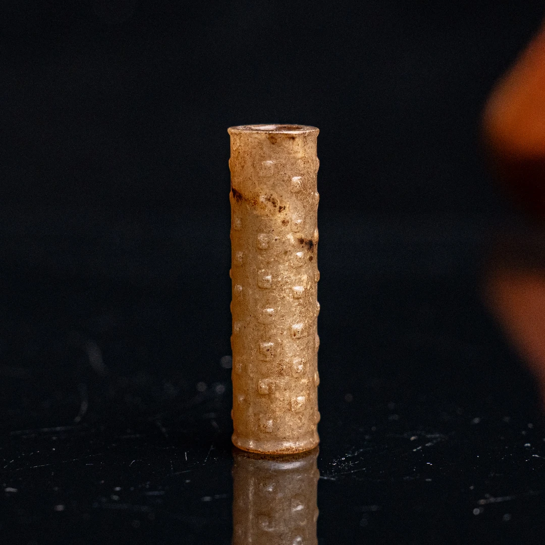 明代和田玉刻纹玉珒-NX