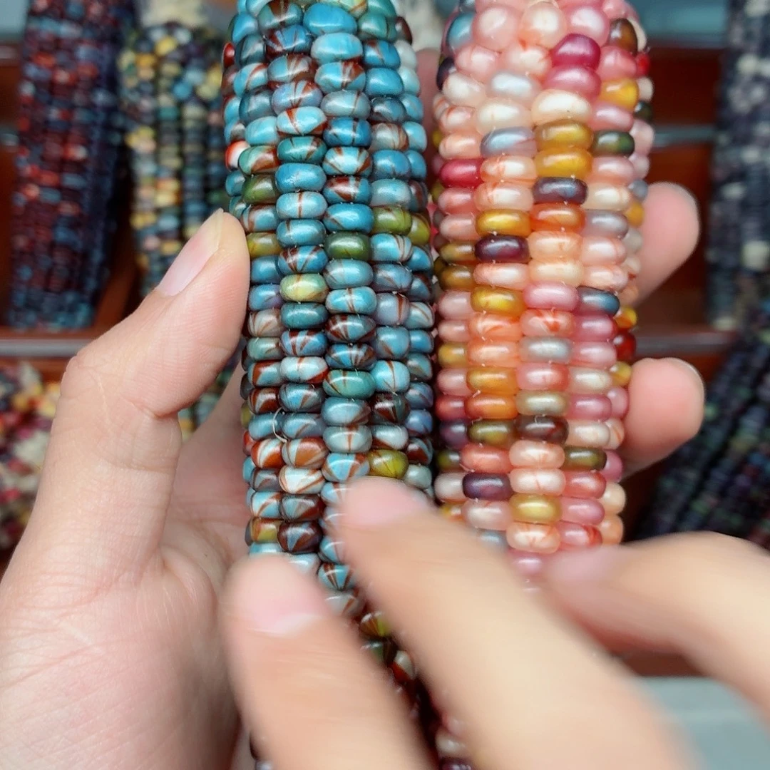 柳***爷白玉菩提吊坠文玩玉米毛料精品