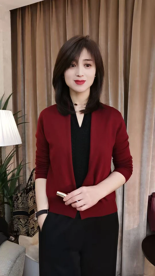 柏澜慧琳【假两件】知性打底上衣气质韩版百搭休闲