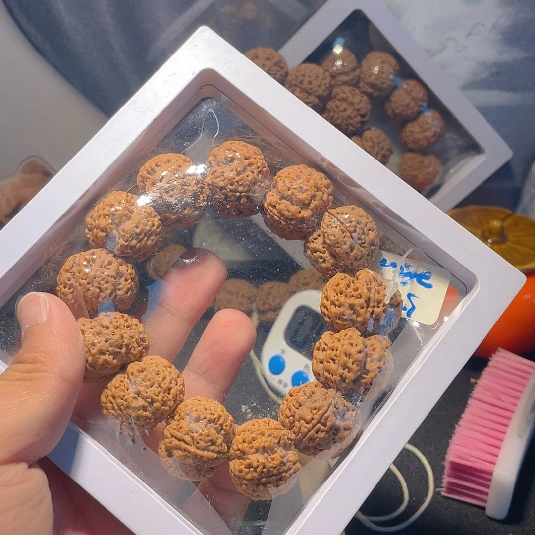 金刚菩提手串黄*梨蜂窝