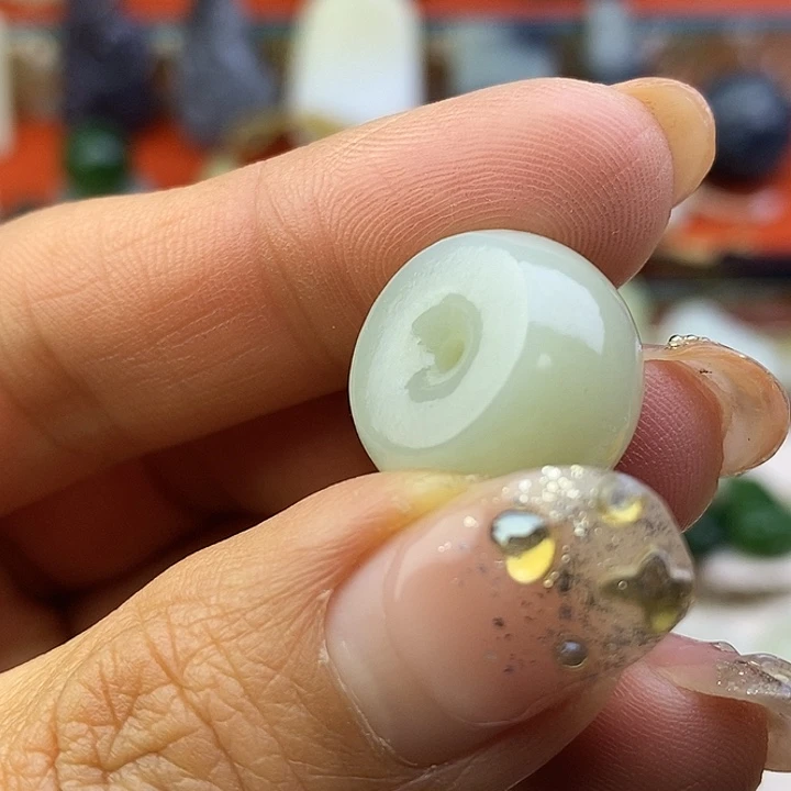 和田玉未镶嵌颈饰福利平安珠路路通