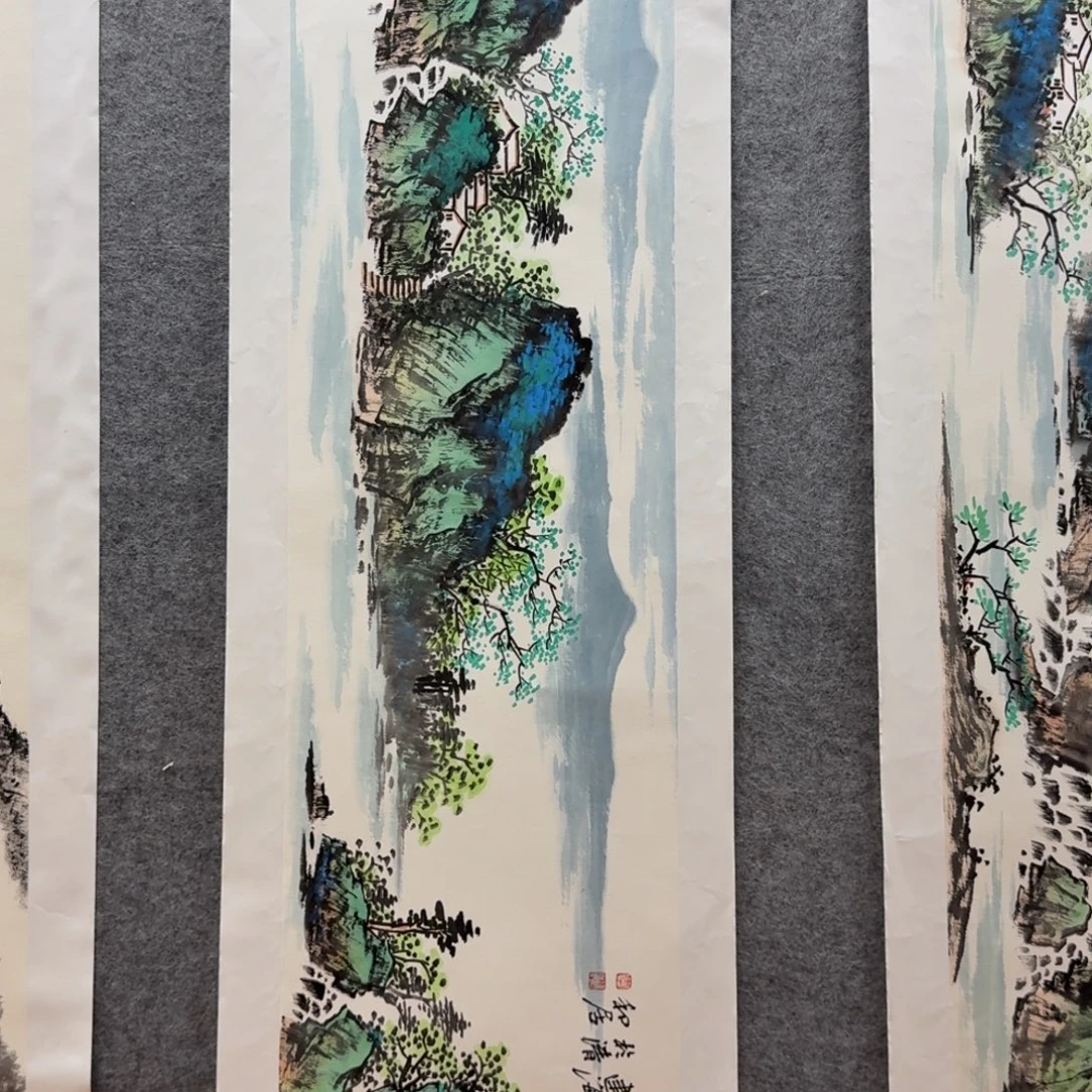国画李建海四次对开