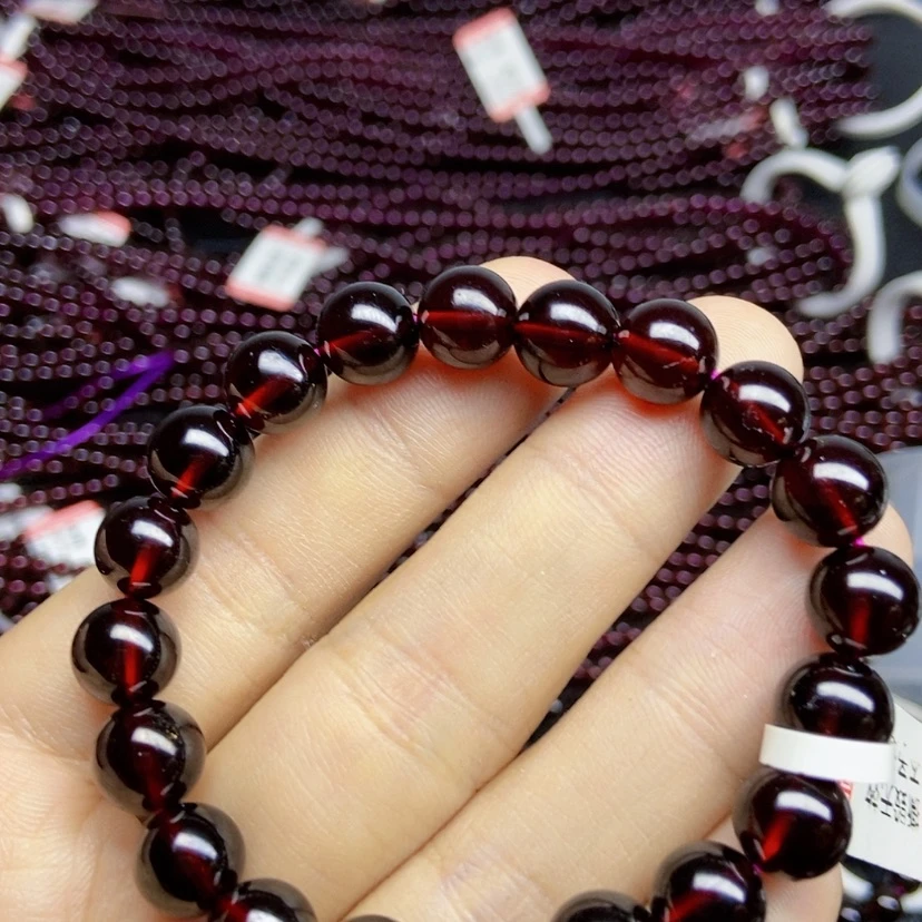 【闪购商品】石榴石手链未镶嵌9.5毫米